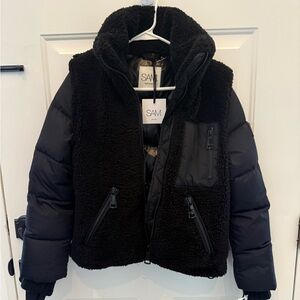 SAM. Black Puffer Jacket